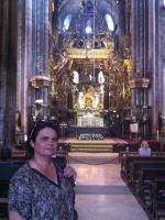 No altar principal da Catedral de Santiago de Compostela.