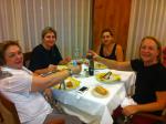 Nosso jantar em Madrid.