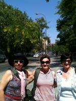 Pelas ruas de Madrid.