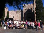 No final de nosso passeio na cidade de Toledo.