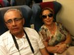 No TGV Trem de Grande Velocidade, a caminho de Segóvia.