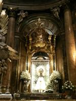 Em Zaragoza, Nossa Senhora do Pilar.