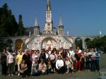 No Santuário de N. Sra. de Lourdes.