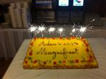 Homenagem do Hotel de Lourdes na nossa despedida.