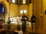 Em nossa Missa em Nevers.