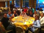 Nosso jantar no Hotel Mercure de Nevers.