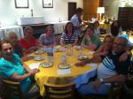 Nosso jantar no Hotel Mercure de Nevers.