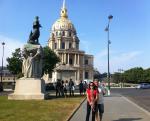 Pelas ruas de Paris.