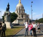Pelas ruas de Paris.