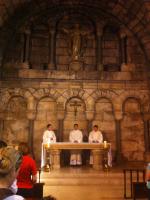 Nossa Missa na Basílica do Sagrado Coração de Jesus em Paris.