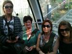 Subindo de Funicular para o alto da colina de Montmartre para visitar o Sagrado 