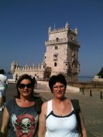 Durante nosso city tour por Lisboa.