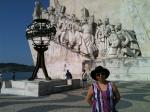 Durante nosso city tour por Lisboa.