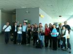 Chegamos no aeroporto de Lisboa.