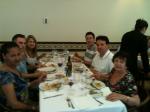 Nosso jantar no Hotel em Fátima.