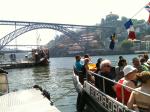 Nosso passeio de barco pelo Rio D'Ouro, no Porto.