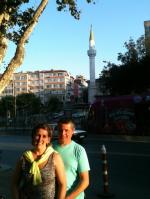 Chegando em Istambul. 