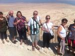 Na visita à fortaleza de Masada