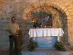 Visitando a Sinagoga de Nazareth, onde Jesus pregou