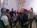 Visitando o Cenáculo, em Jerusalém