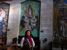 Na Basílica da Anunciação em Nazareth