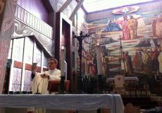 Nossa Missa na Basílica da Anunciação em Nazareth