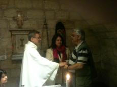Em Caná da Galileia, celebrando a Renovação dos Votos do Matrimônio