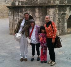 Durante nossa caminhada na Via Dolorosa