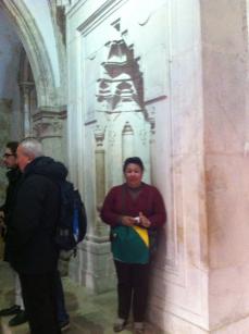 No Cenáculo, em Jerusalém