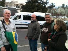 No local do nascimento de São João Batista, em Ein Karen, Jerusalém