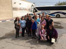 Na visita à loja da fábrica da Ahava