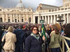 No Vaticano, aguardando a Bênção Papal!