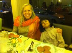 Jantar no hotel em Tel Aviv