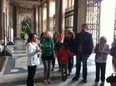 Na visita à Basílica de Santa Maria Maior, em Roma