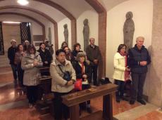 Grupo na nossa última celebração, em Roma, dentro da Basílica de São Pedro
