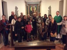 Grupo na nossa última celebração, em Roma, dentro da Basílica de São Pedro