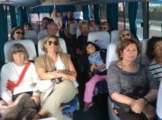 No microônibus, voltando para Caxias... Fim de Festa!!!
