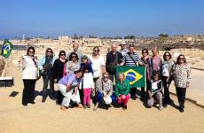 Nosso grupo em Cesarea Marítima