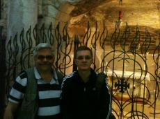 Na Gruta de Nazareth, na Basílica da Anunciação