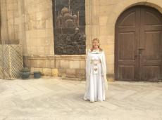 Nossa Nefertiti na Mesquita de Alabastro, no Cairo