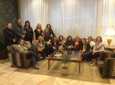 Grupo no nosso hotel em Atenas