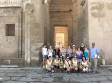 Na visita ao Templo de Kom Ombo
