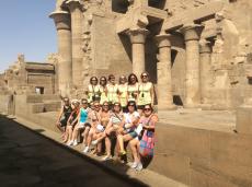 Na visita ao Templo de Kom Ombo