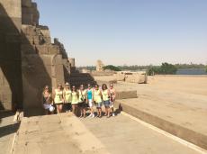 Na visita ao Templo de Kom Ombo