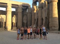 No Templo de Karnak em Luxor
