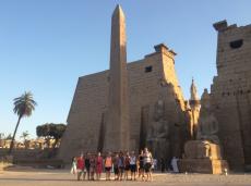 Agora estamos no Templo de Luxor