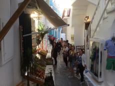Pelas ruas de Mykonos