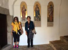 Visitando o Mosteiro de São João, na Ilha de Patmos
