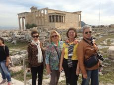 No alto da Acrópole, em Atenas