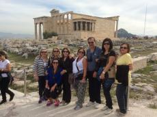 No alto da Acrópole, em Atenas